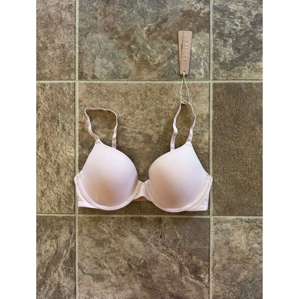 Skims Fits Everybody T-shirt Demi Bra Mica Size 32C
